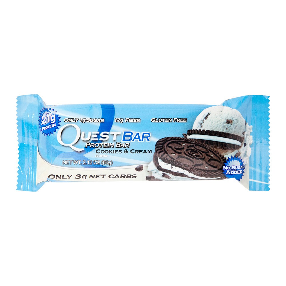 bar  protein bar protein n cookies cream 60gr Quest cookies cream and