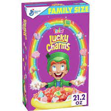 Fruity Lucky Charms, Whole Grain Marshmallow Cereal, 21.2 oz – Delicias  Importadas
