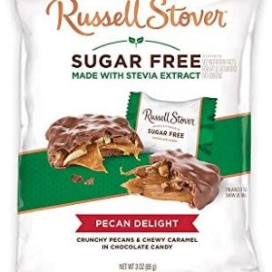 Russell Stover Sugar Free Pecan Delights Peg Bag 3 OZ