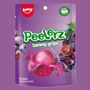 AMOS PEELERZ GUMMY GRAPE PEELABLE 85G