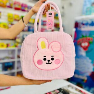 LUNCH BAG BT21 PINK COOKY LINE FRIENDS
