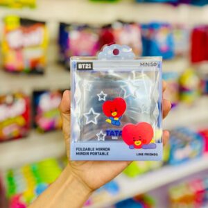 FOLDABLE MIRROR TATA LINE FRIENDS BT21 BTS