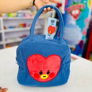 LUNCH BAG BT21 TATA AZUL OSCURO LINE FRIENDS
