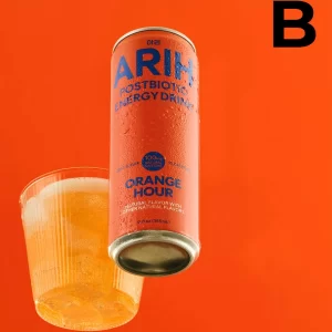 ARIH POSTBIOTIC ENERGY DRINK ORANGE HOUR 355 ML BTS