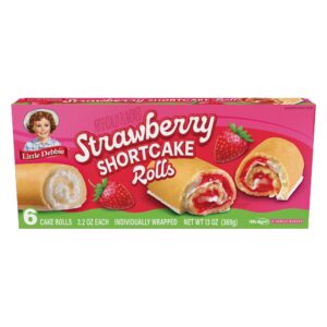 Little Debbie Strawberry Shortcake Rolls, 13 oz (6 count)