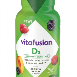 Vitafusion Vitamin D3 2000 IU Gummies - Berry & Peach