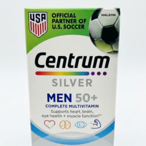Centrum Silver Multivitamin for Men 50 Plus, Multimineral Supplement, Vitamin D3, B-Vitamins and Zinc, Gluten Free, Non-GMO Ingredients, Supports memory and cognition in older adults