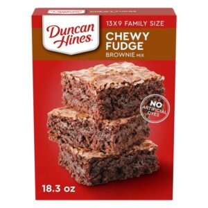 Duncan Hines Mezcla para Brownies, Fudge Masticable, 18.3 oz.
