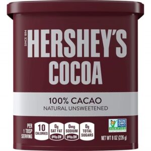 Hershey's Polvo de Cacao, Natural sin Azúcar - 8 oz