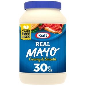 Kraft Real Mayo Creamy & Smooth Mayonnaise, for a Keto and Low Carb Lifestyle, 30 fl