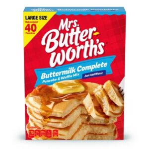 Mrs. Butterworth's Mezcla Completa para Panqueques y Waffles de Suero de Leche, 32 oz