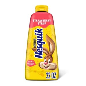 Nesquik Jarabe con Sabor a Fresa para Leche O Helado, 22 oz