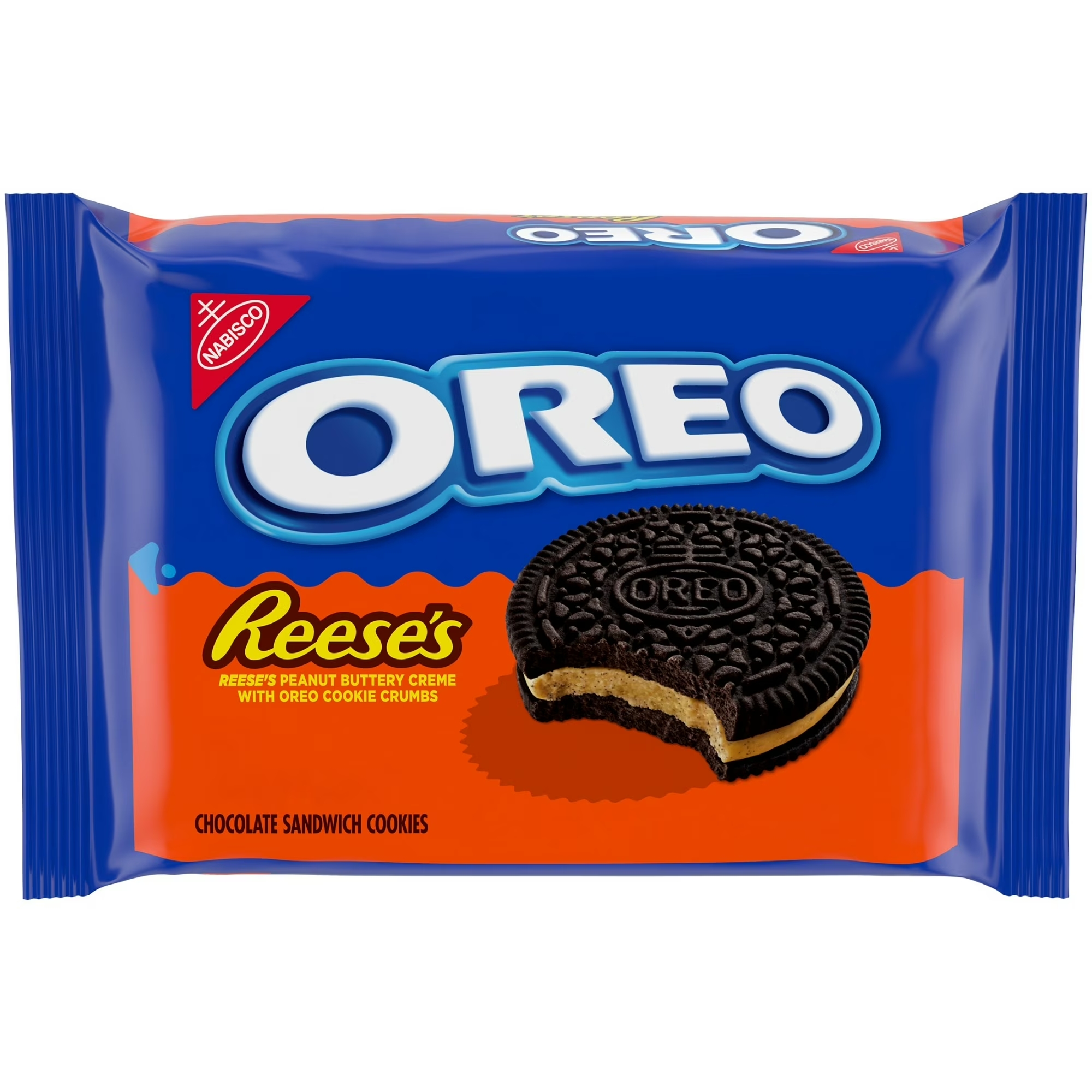 OREO REESE'S Chocolate Sandwich Cookies with Peanut Butter Cream, 12.35 oz
