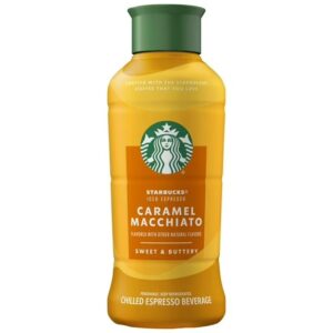 Starbucks Iced Espresso Vanilla Latte Iced Coffee Drink, 40 oz Bottle