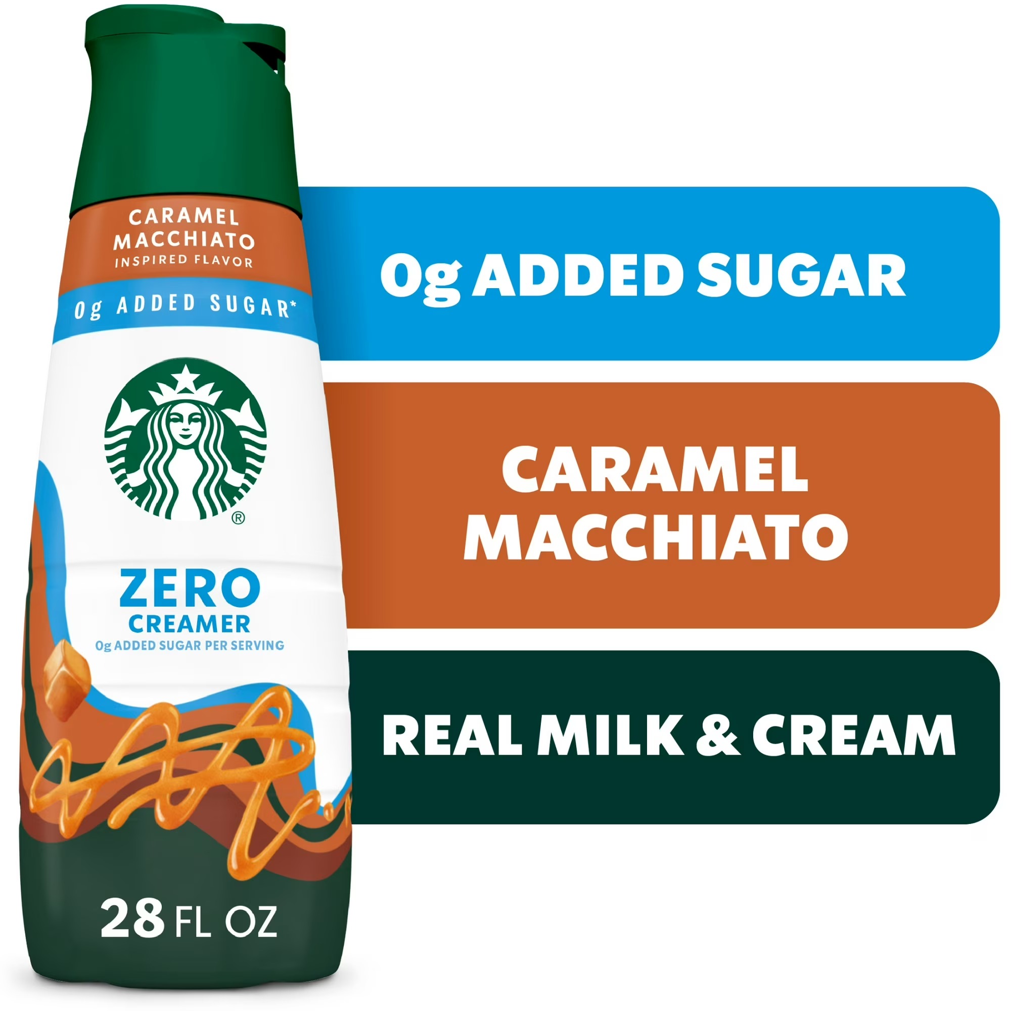 Starbucks Caramel Flavored Zero Creamer, 28 fl. oz